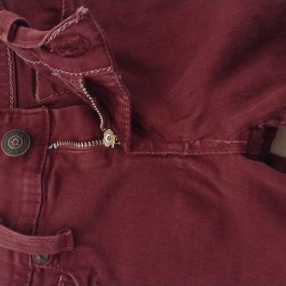 TRUE Religion Brand Jeans Red skinny jeans size 27 - Picture 13 of 16